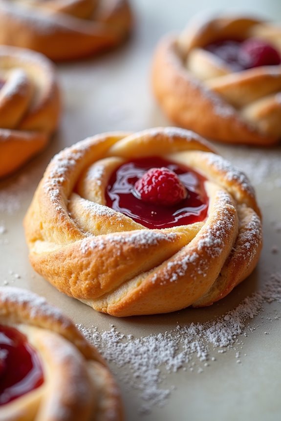 delightful raspberry jam pastries