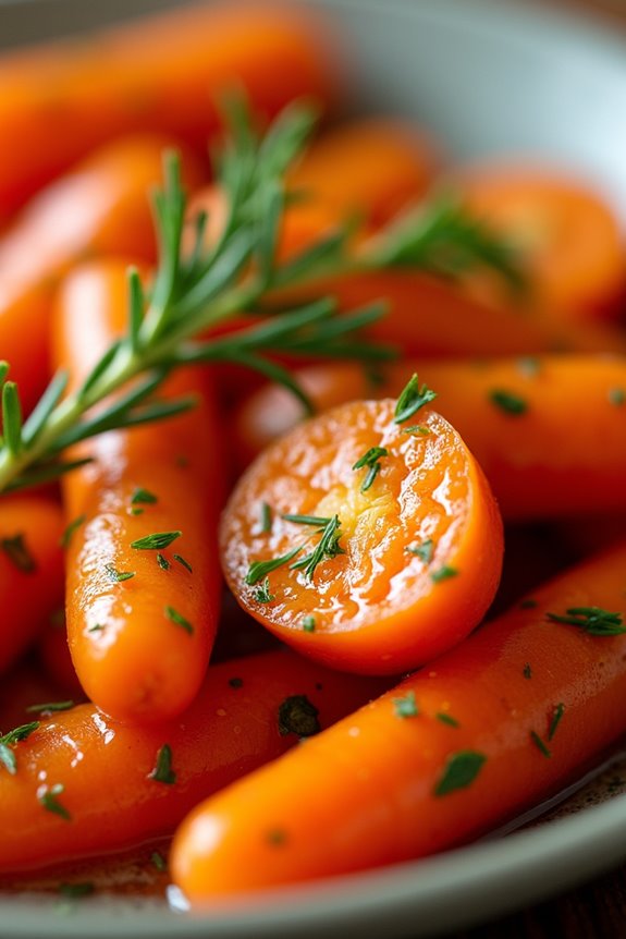 delightful scandinavian glazed carrots