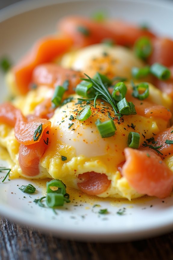 delightful smoked salmon bake