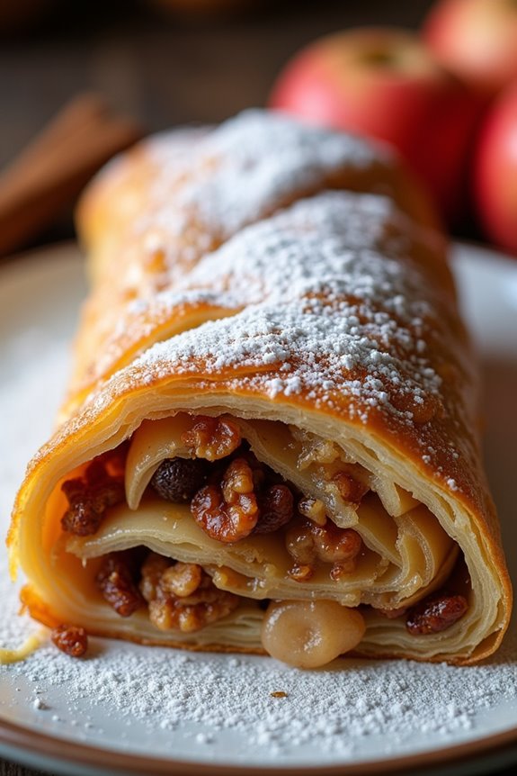 delightful spiced apple pastry