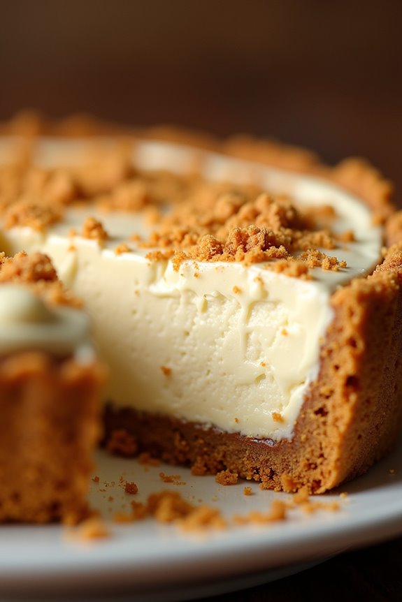 delightful spiced cookie pie