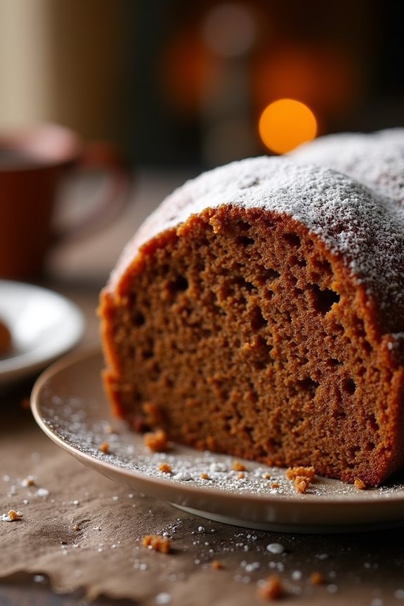 delightful spiced gingerbread cake