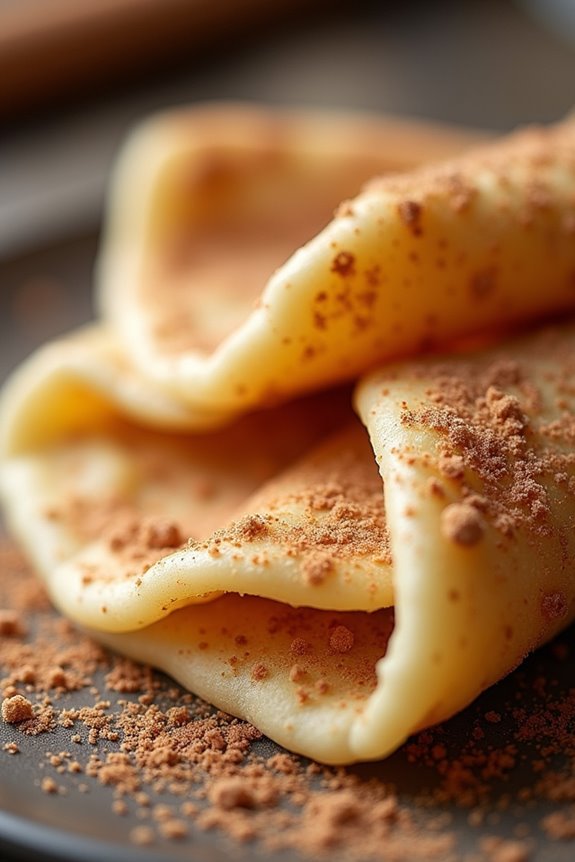 delightful sweet cinnamon flatbread