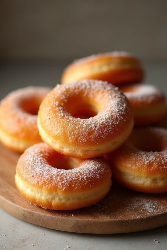 delightful sweet fluffy doughnuts