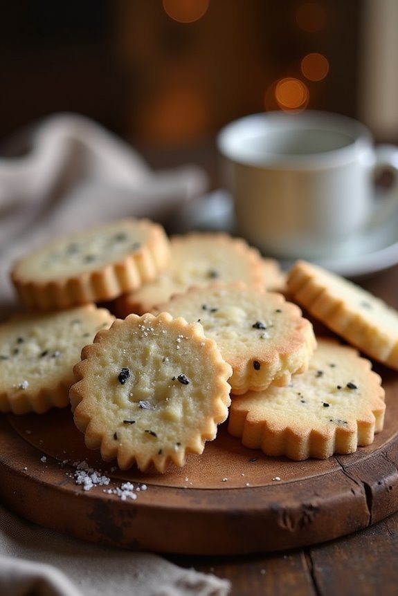 earl grey infused shortbread cookies