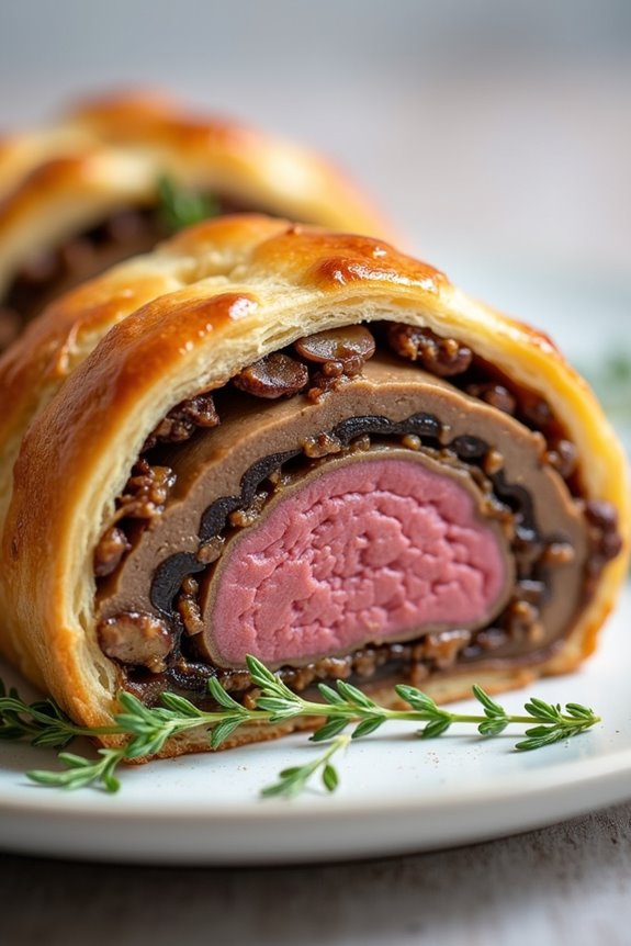 elegant beef pastry dish