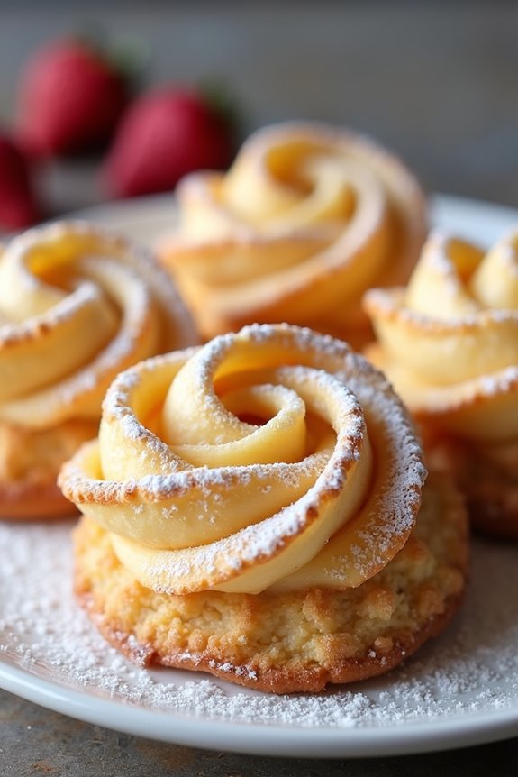 elegant scandinavian vanilla pastries