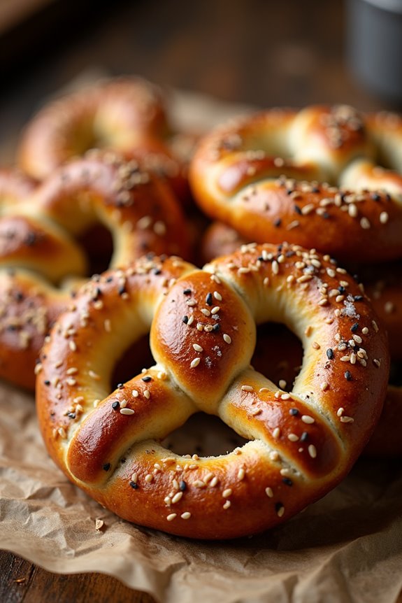 everything bagel pretzel delight