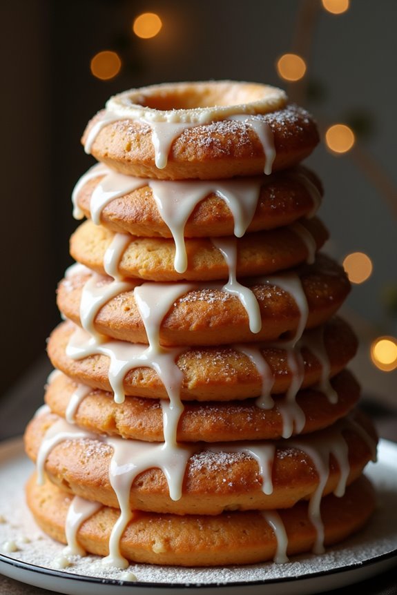 festive norwegian almond cake