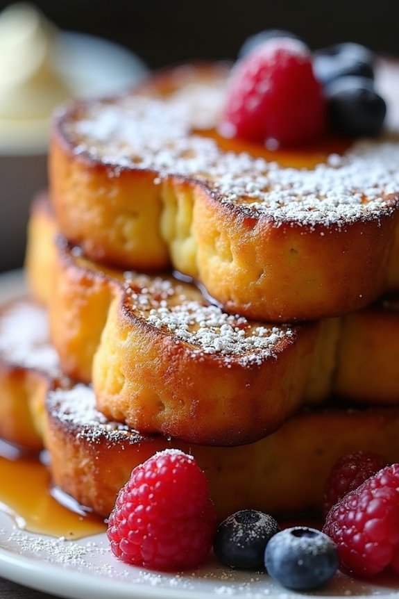festive panettone french toast