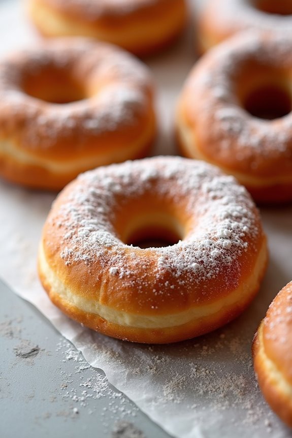 festive punch filled doughnuts