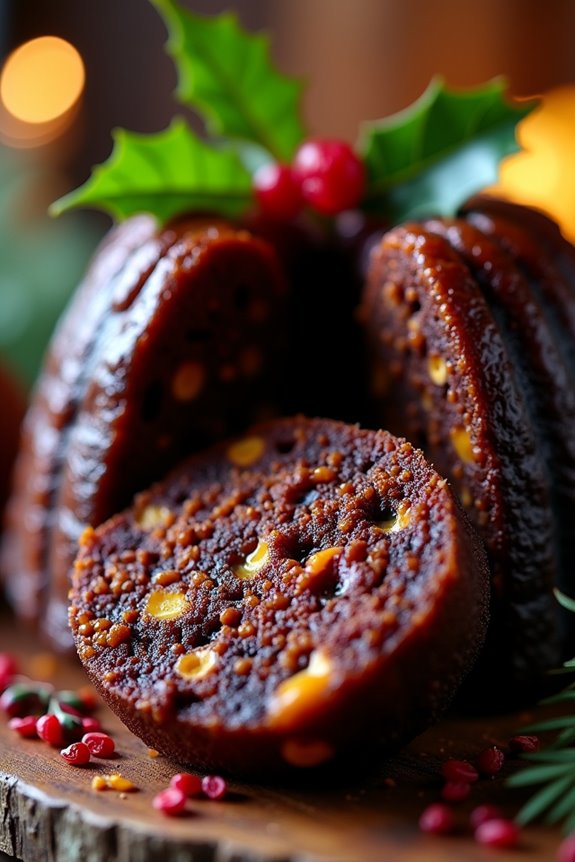festive rich traditional dessert