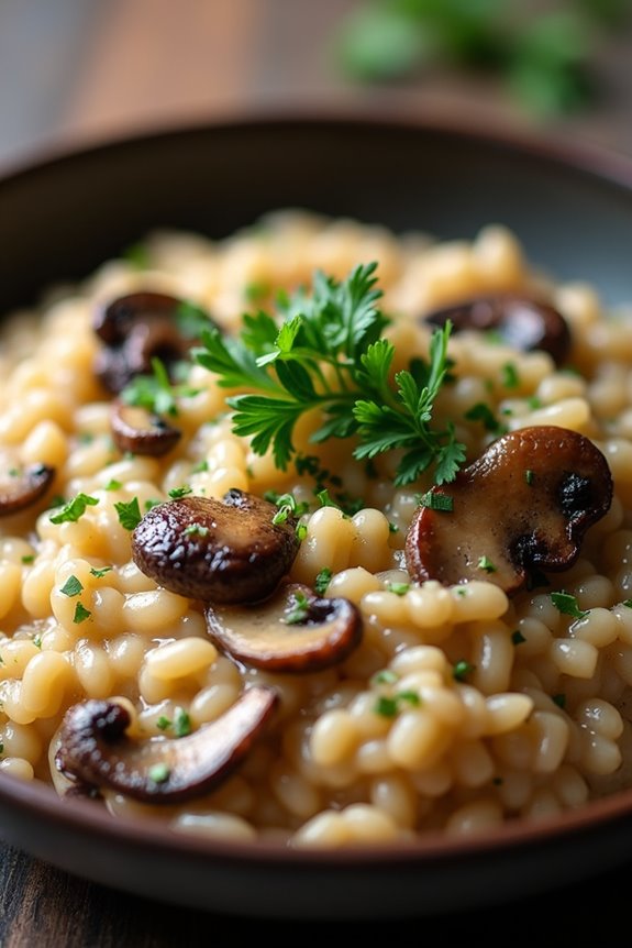 finnish mushroom risotto delight