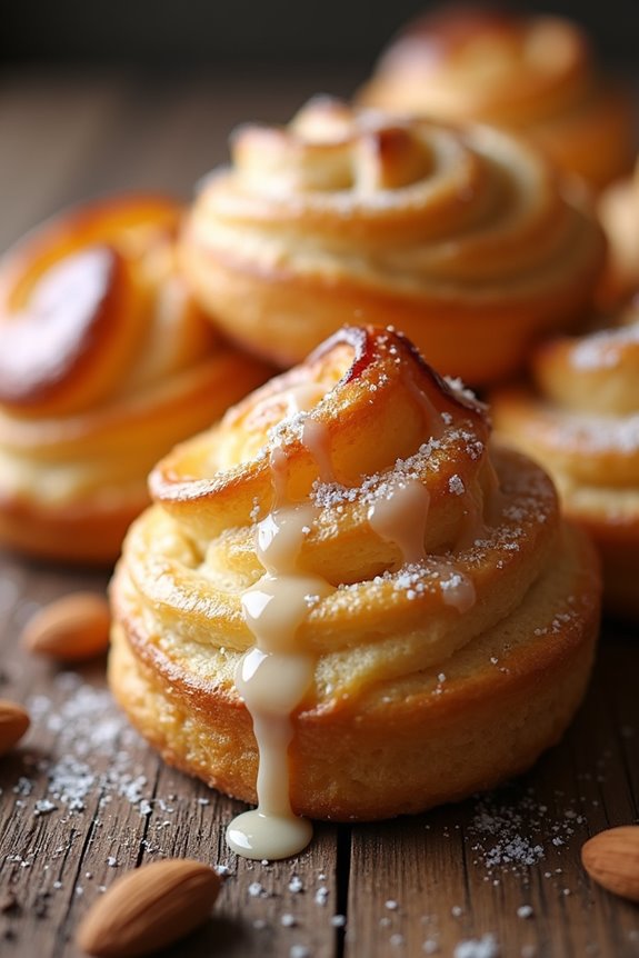 flaky delicious almond pastries