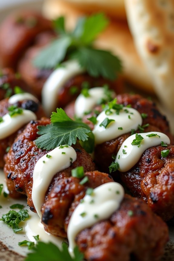 flavorful mediterranean beef kebabs