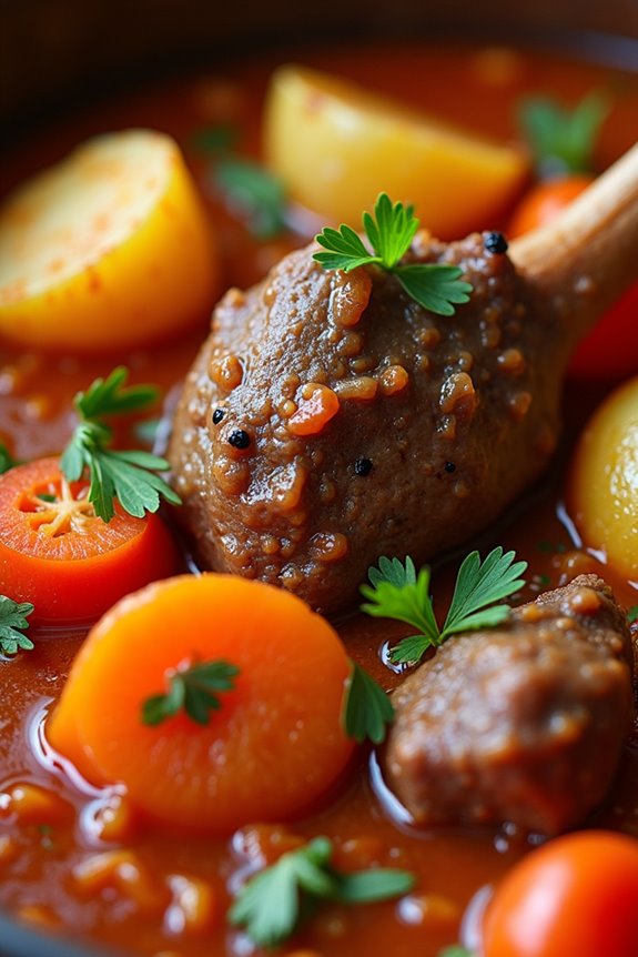 flavorful portuguese lamb stew