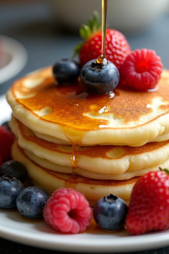 fluffy airy egg pancakes