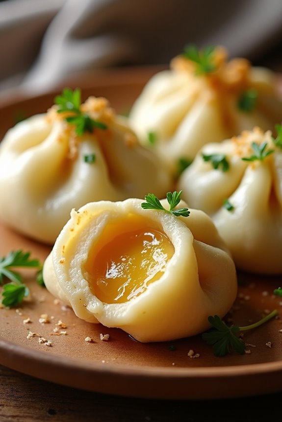 fluffy german potato dumplings