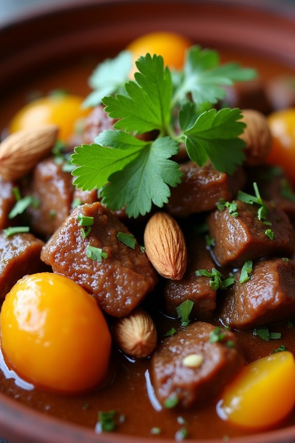 fragrant beef and apricots
