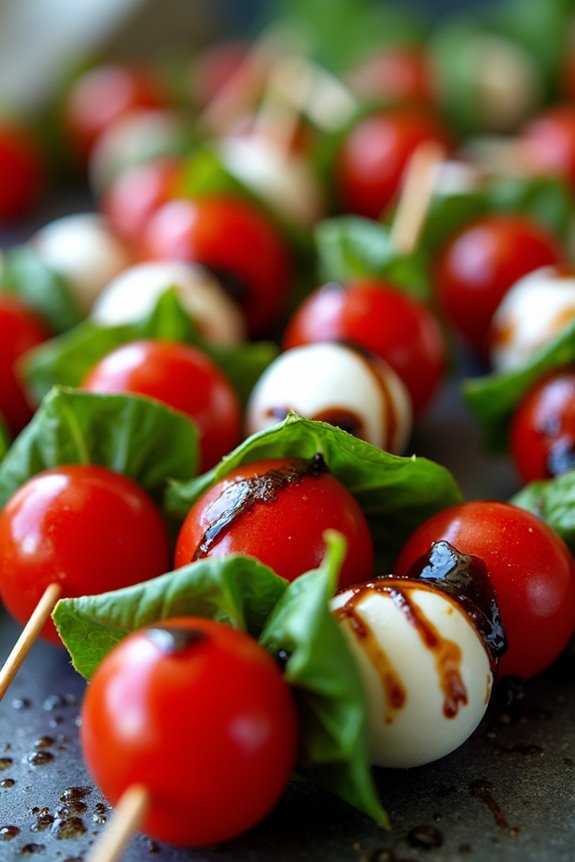 fresh italian appetizer skewers