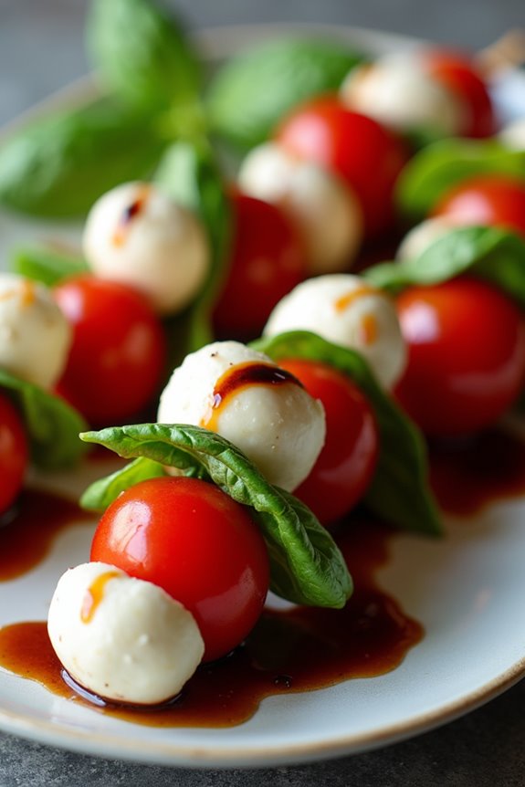 fresh vibrant italian skewers