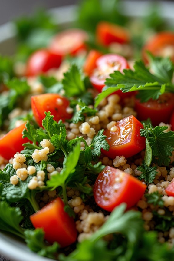 fresh vibrant mediterranean salad