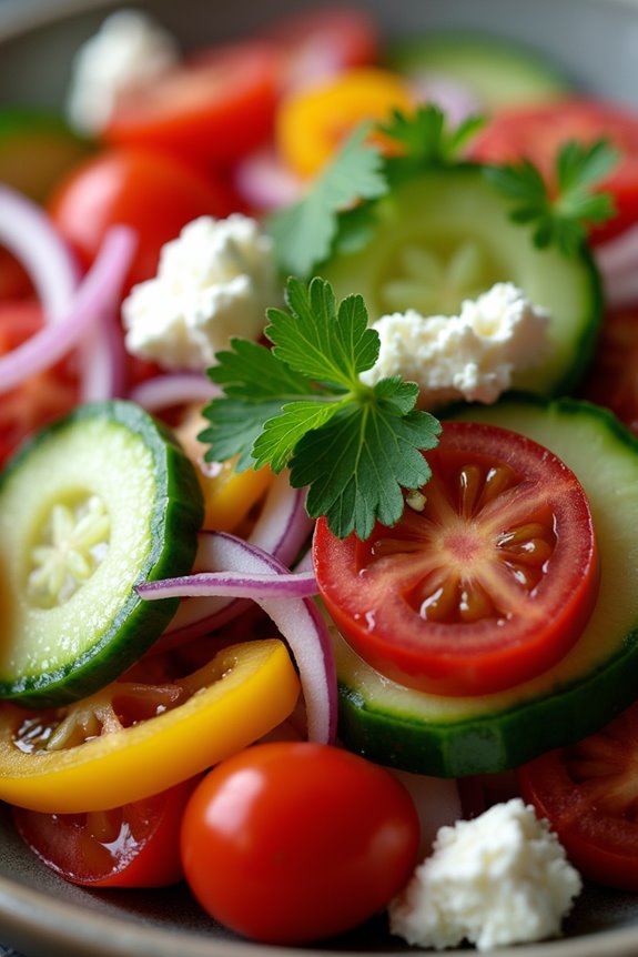 fresh vibrant nutritious salad