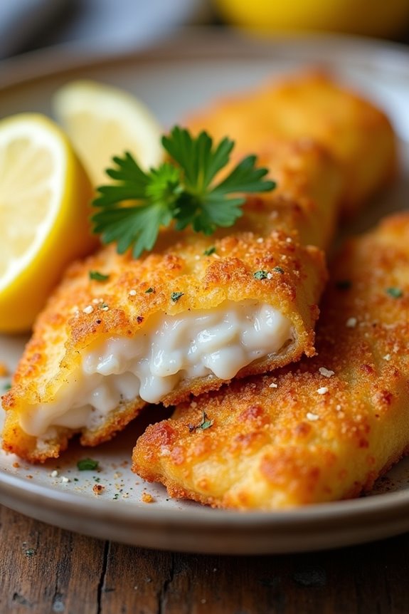 fried cod with simplicity