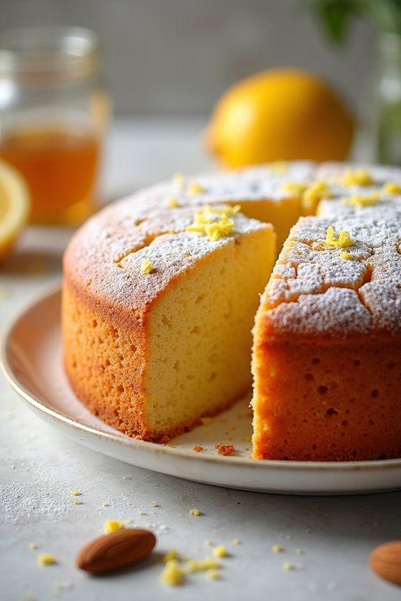 gluten free almond cake delight