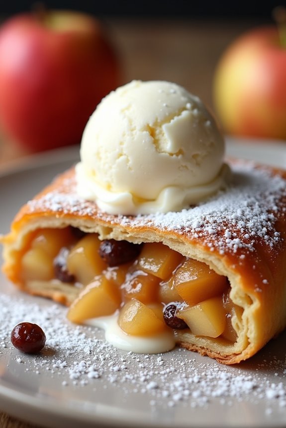 gluten free apple strudel delight