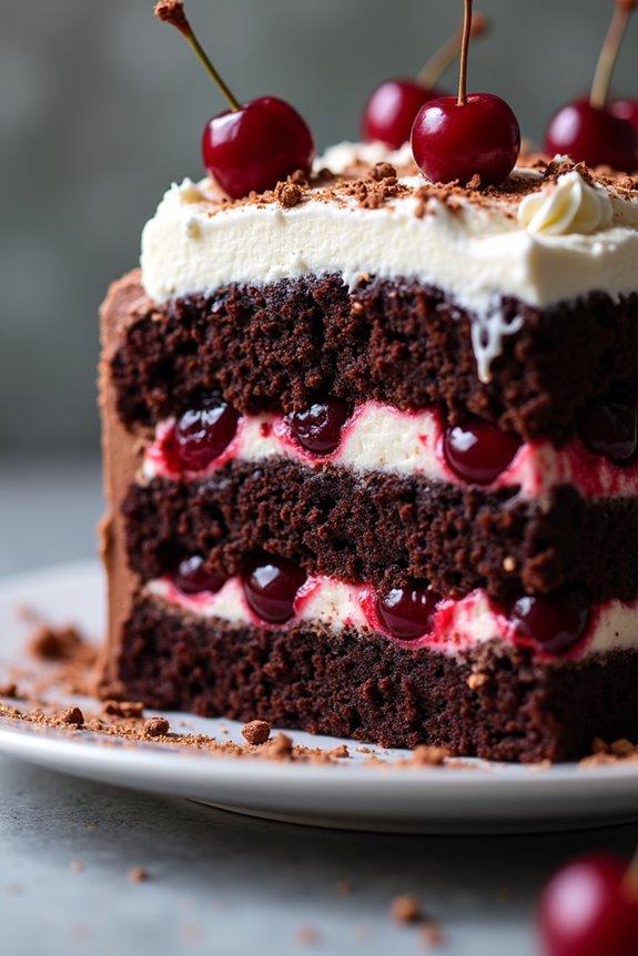 gluten free chocolate cherry delight