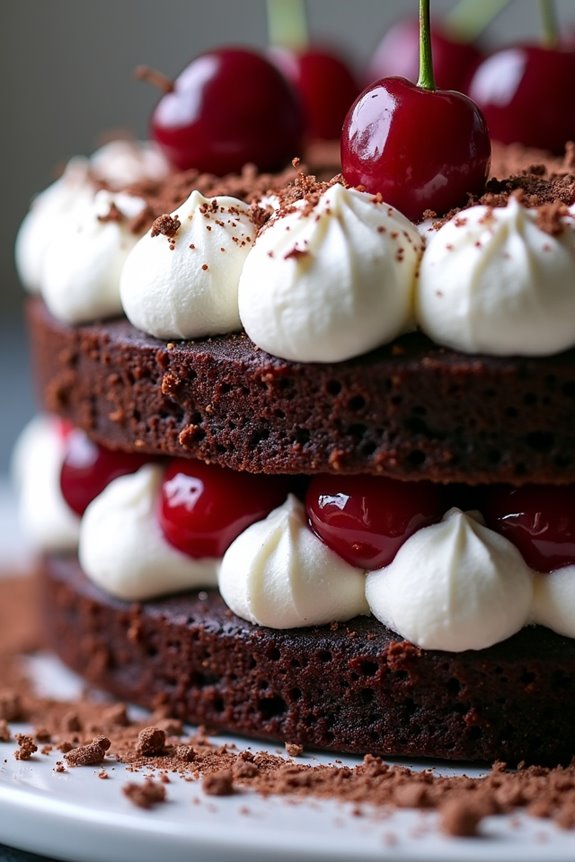 gluten free chocolate cherry delight