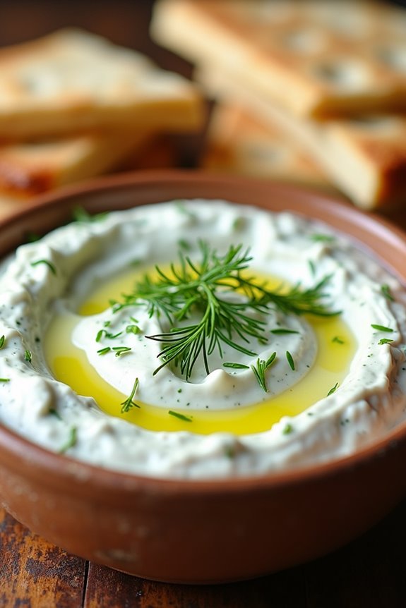 greek dip with pita