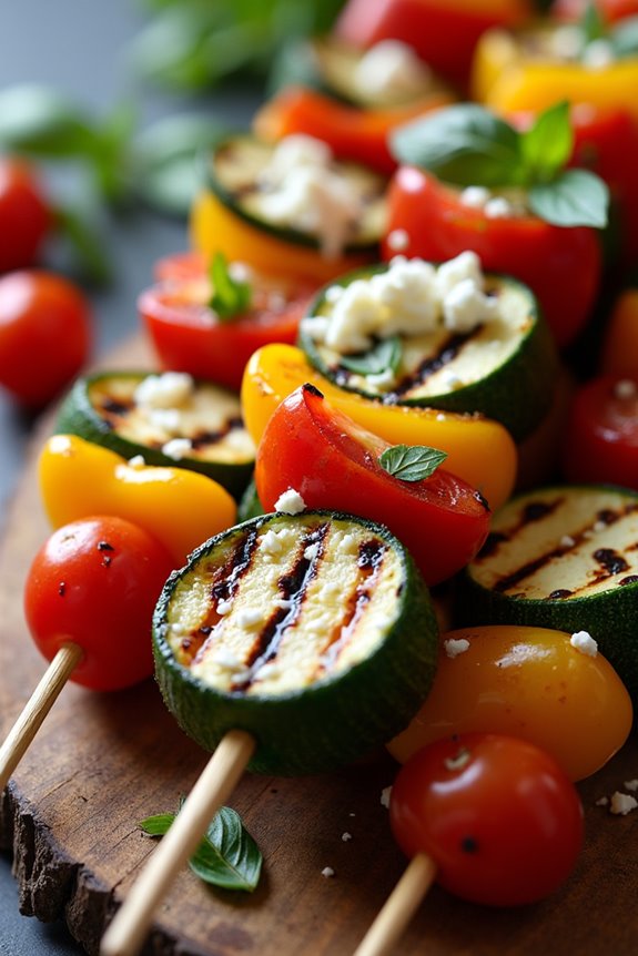 grilled vegetable skewers recipe