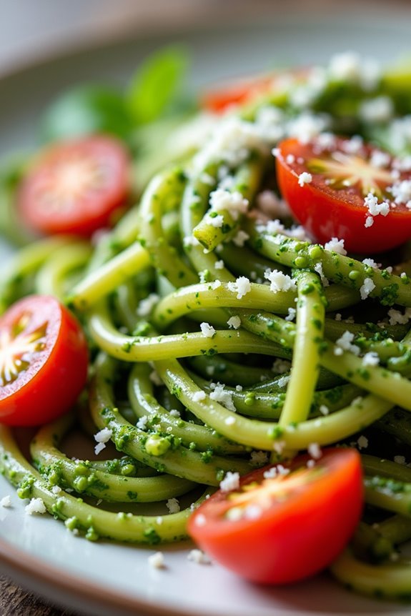 healthy flavorful zoodle dish