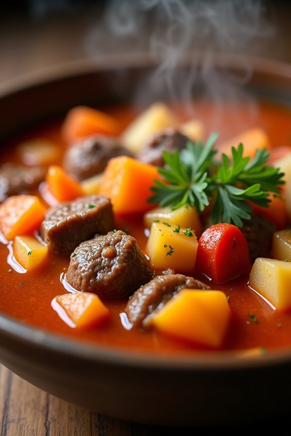 hearty and flavorful goulash