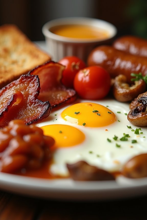 hearty british breakfast experience