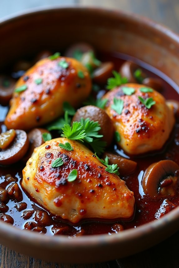 hearty chicken wine stew