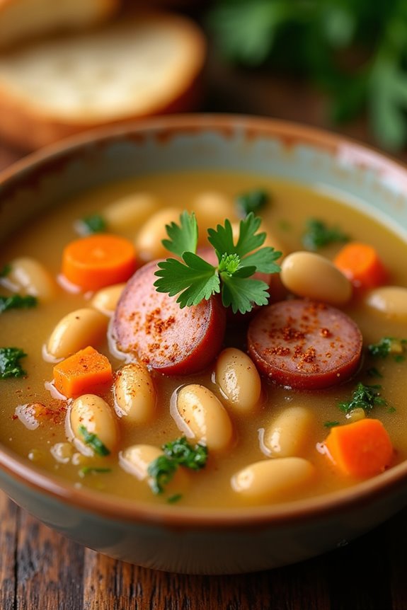 hearty german bean soup