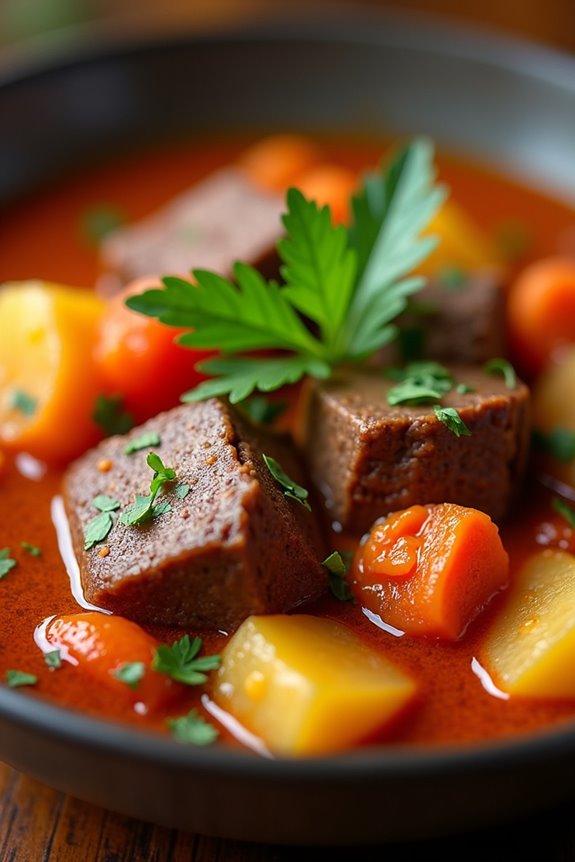 hearty german beef stew