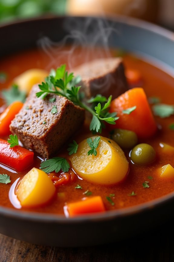hearty german goulash soup