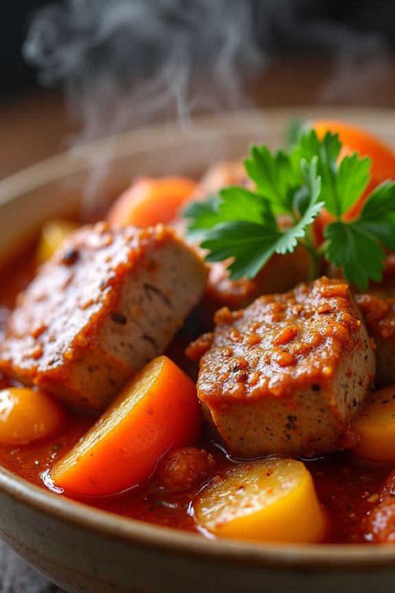 hearty german pork goulash
