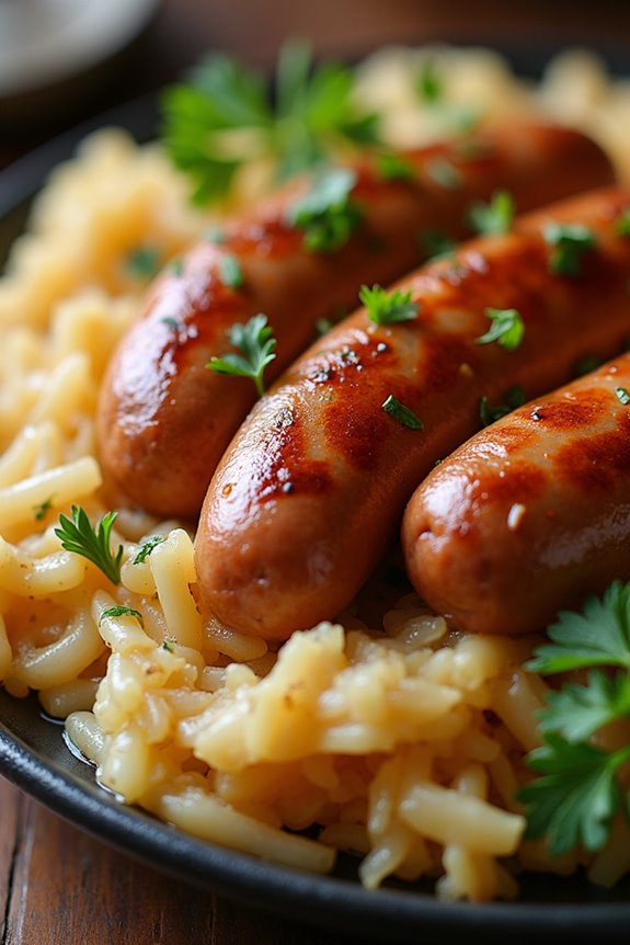 hearty german sausage dish