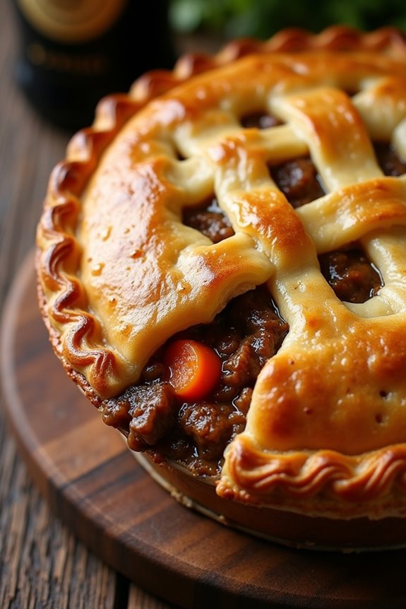 hearty irish beef pie