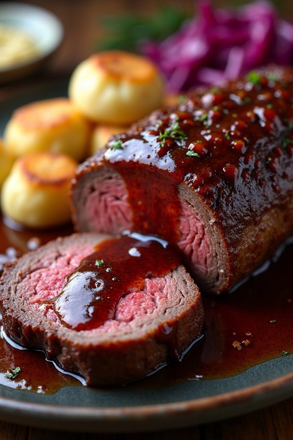 hearty marinated beef roast