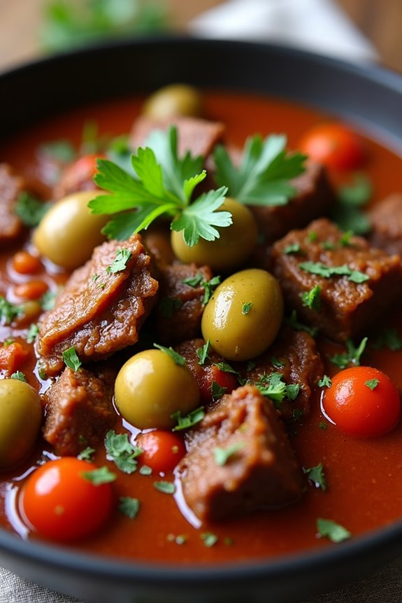 hearty mediterranean beef stew