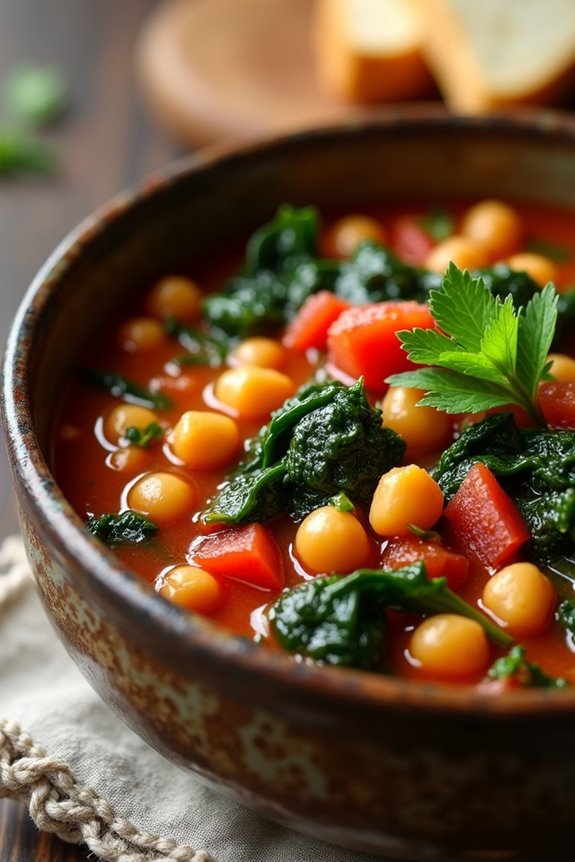 hearty mediterranean chickpea stew