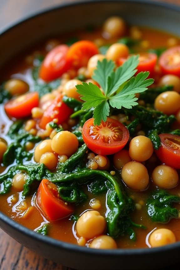 hearty mediterranean chickpea stew