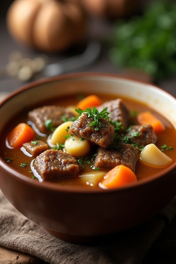 hearty norwegian reindeer stew