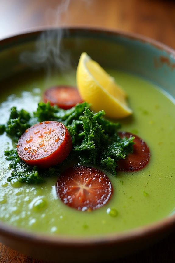 hearty portuguese green soup